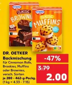Kaufland DR. OETKER Backmischung Angebot
