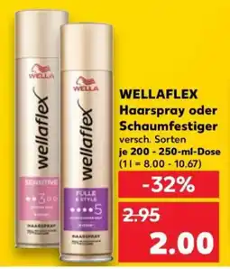 Kaufland WELLAFLEX Haarspray oder Schaumfestiger Angebot