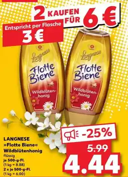 Kaufland LANGNESE Flotte Biene Wildblütenhonig Angebot