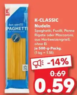 Kaufland K-CLASSIC Nudeln Angebot