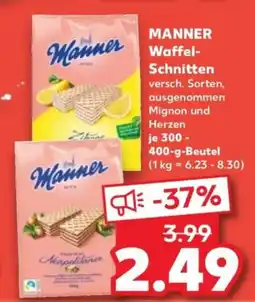 Kaufland MANNER Waffel- Schnitten Angebot