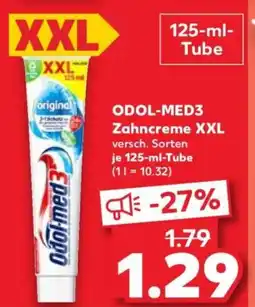 Kaufland ODOL-MED3 Zahncreme XXL Angebot