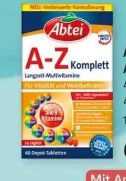 Rossmann Omega Pharma Abtei A-Z Komplett Angebot