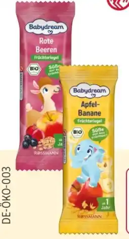 Rossmann Babydream Bio Früchteriegel Angebot