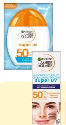 Rossmann Garnier Ambre Solaire Super UV Gesichtssonnenschutzfluid Angebot