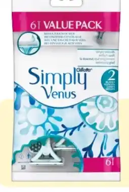 Rossmann Gillette Simply Venus Einwegrasierer Value Pack Angebot