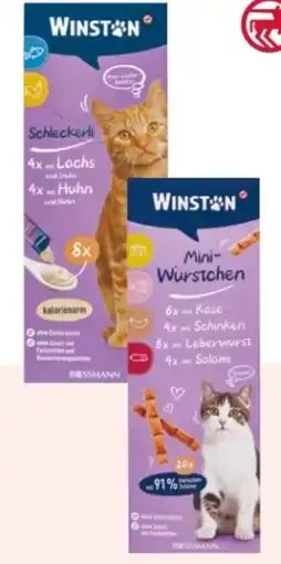 Rossmann Winston Katze Schleckerli Angebot