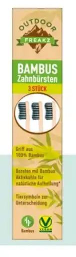 Rossmann Outdoor Freakz Bambus Zahnbürsten Angebot