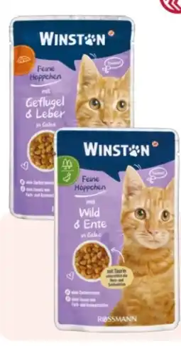 Rossmann Winston Feine Häppchen Katzennahrung Angebot
