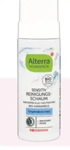 Rossmann Alterra Sensitiv Reinigungsschaum Angebot