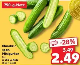 Kaufland Marokk./ span. Minigurken Angebot