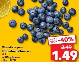 Kaufland Marokk./span. Kulturheidelbeeren Angebot