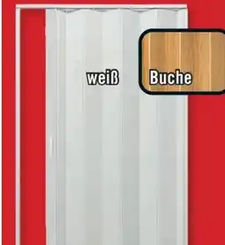 B1 Discount Baumarkt Falttür PVC Angebot
