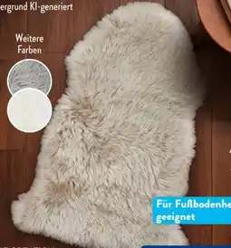 Aldi Süd Home Creation Lammfellteppich Angebot