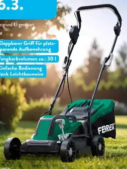 Aldi Süd Ferrex Elektro-Rasenmäher Angebot