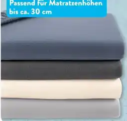 Aldi Süd Novitesse Jersey-Spannbetttuch Angebot