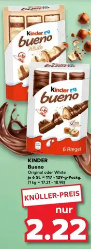 Kaufland KINDER Bueno Angebot