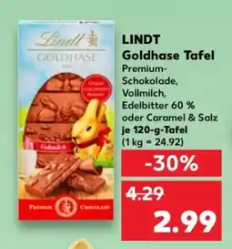Kaufland LINDT Goldhase Tafel Angebot