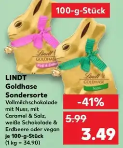 Kaufland LINDT Goldhase Sondersorte Angebot