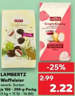 Kaufland LAMBERTZ Waffeleier Angebot