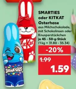 Kaufland SMARTIES oder KITKAT Osterhase Angebot