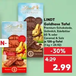 Kaufland LINDT Goldhase Tafel Angebot