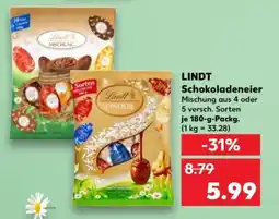 Kaufland LINDT Schokoladeneier Angebot