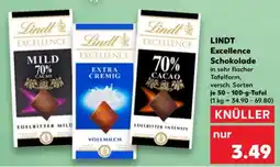Kaufland LINDT Excellence Schokolade Angebot
