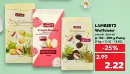 Kaufland LAMBERTZ Waffeleier Angebot