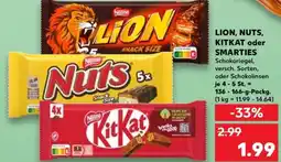 Kaufland LION, NUTS, KITKAT oder SMARTIES Angebot