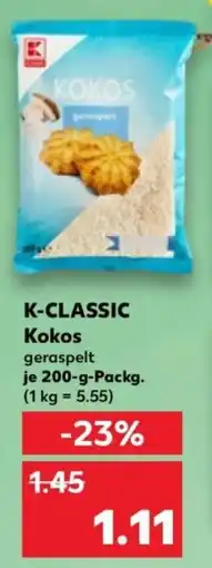 Kaufland K-CLASSIC Kokos Angebot
