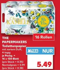 Kaufland THE PAPERMAKERS Toilettenpapier Angebot