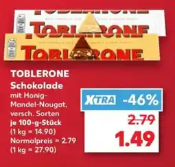 Kaufland TOBLERONE Schokolade Angebot
