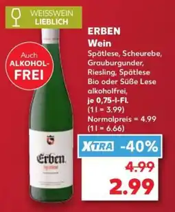 Kaufland ERBEN Wein Angebot