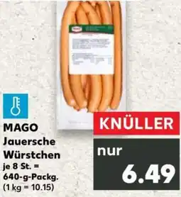 Kaufland MAGO Jauersche Würstchen Angebot