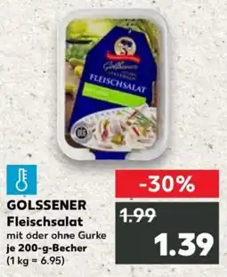 Kaufland GOLSSENER Fleischsalat Angebot