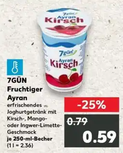 Kaufland 7GÜN Fruchtiger Ayran Angebot
