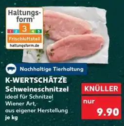 Kaufland K-WERTSCHÄTZE Schweineschnitzel Angebot