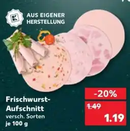 Kaufland Frischwurst- Aufschnitt Angebot