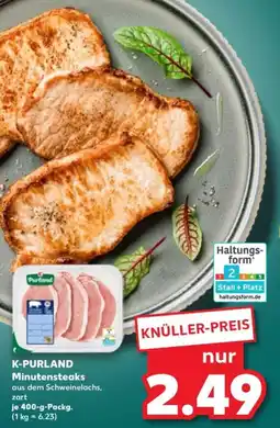 Kaufland K-PURLAND Minutensteaks Angebot