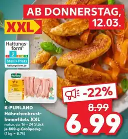 Kaufland K-PURLAND Hähnchenbrust- Innenfilets XXL Angebot