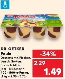 Kaufland DR. OETKER Paula Angebot