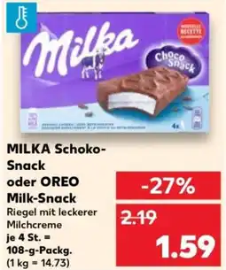 Kaufland MILKA Schoko- Snack oder OREO Milk-Snack Angebot