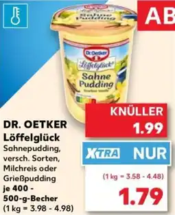 Kaufland DR. OETKER Löffelglück Angebot