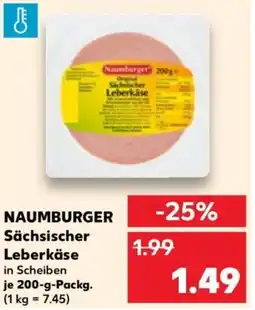 Kaufland NAUMBURGER Sächsischer Leberkäse Angebot