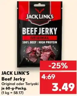 Kaufland JACK LINKS Beef Jerky Angebot