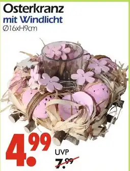 Wreesmann Osterkranz mit windlicht Angebot