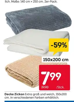 Rusta Decke zickan Angebot