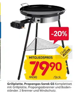 Rusta Grillplatte, propangas sarek gs Angebot