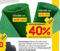 Rusta Kunstrasen Angebot